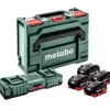 Metabo Toebehoren - Set 8A Oplader En 4x Accu 18 V LiHD 10,0 Ah 685143000
