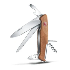 VICTORINOX - Groot Zakmes, 10 Functies, Hout 0.9561.63