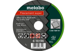 Metabo Toebehoren - Doorslijpschijf Voor Tegels 115x22,2 Mm 616195000