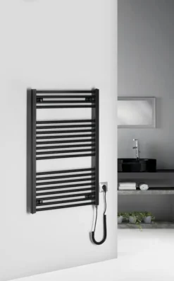 Aqualine Verwarming - Verwarmingselement 60x96 Cm, 400 W, Mat Zwart ILE96TB -Sanitino Winkel 237b3f71e5f43272ee170eb2