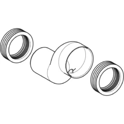 Geberit Toebehoren - Set Aansluitstuk Voor Wand-wc, 7 Cm Versprongen 131.108.11.1 -Sanitino Winkel 23bba4dd0eb8265a8e67d7d0