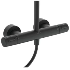 Ideal Standard CeraTherm - Doucheset T25 Met Thermostaatkraan, 20 Cm, 1-jet, Zwart A7545XG 10 Ideal Standard CeraTherm - Doucheset T25 Met Thermostaatkraan, 20 Cm, 1-jet, Zwart A7545XG -Sanitino Winkel 25257ff6239bc388f72e0684