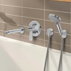 Hansgrohe Rebris E - Baduitloop, Chroom 72431000 -Sanitino Winkel 25c08d95adb288e0f2faa4f6