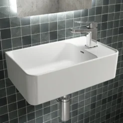 Ideal Standard Strada II - Fontein 45x27 Cm, Met Overloop, Kraangat Rechts, Wit T299401 -Sanitino Winkel 26e1793452cd7e3b05ab1c78