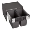 Blanco Select - Inbouw Afvalemmer, Met Scheidingswand, Inhoud 38 L 526201