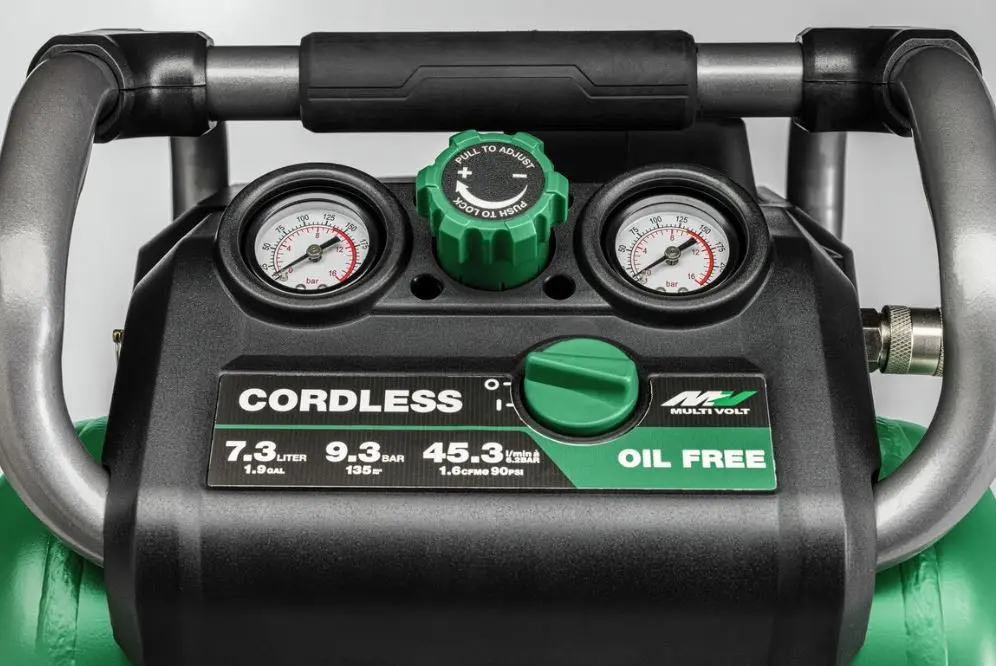 HiKOKI - 36 V ACCU-compressor, Zonder Accu En Lader EC36DAW4Z 3 HiKOKI - 36 V ACCU-compressor, Zonder Accu En Lader EC36DAW4Z - Afbeelding 3