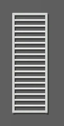 Zehnder Subway - Badkamerradiator 126x60 Cm, Recht, Middenaansluiting 5 Cm, Chroom SUBC-130-060