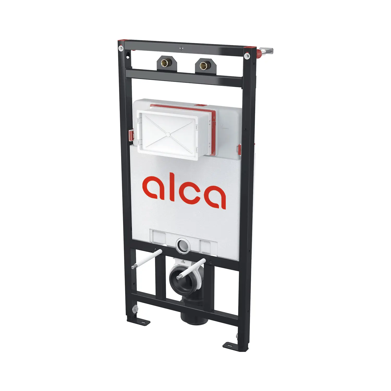 Alcadrain Inbouwreservoirs - Voorwandinstallatie Voor Spoelbak, Met Inbouwreservoir, Bouwhoogte 1,07 M A108F/1100 1 Alcadrain Inbouwreservoirs - Voorwandinstallatie Voor Spoelbak, Met Inbouwreservoir, Bouwhoogte 1,07 M A108F/1100