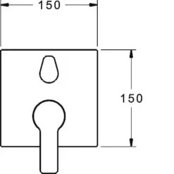 Hansa Ligna - Inbouw Badkraan, Met Omstelkraan Voor 2 Functies, Chroom 83853513 -Sanitino Winkel 29cdf8425c26283bff61a4a0