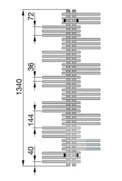 Zehnder Yucca - Badkamerradiator 134x60 Cm, Recht, Middenaansluiting 5 Cm, één Rij, Wit Laqué YS-130-060 -Sanitino Winkel 2a093a7c5f88821ab7b3fa76