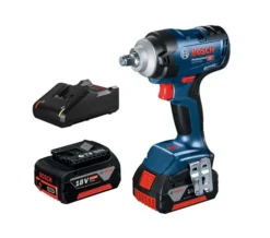 Bosch Gereedschap - 18 V ACCU-slagmoersleutel, 2x Accu 5,0 Ah, Oplader 06019K0020