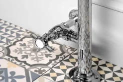 Sapho Singl - Radiator Cork 68x96 Cm, 550 W, Chroom/wit RE104 -Sanitino Winkel 2ad6635b64d686ede5b9e44e