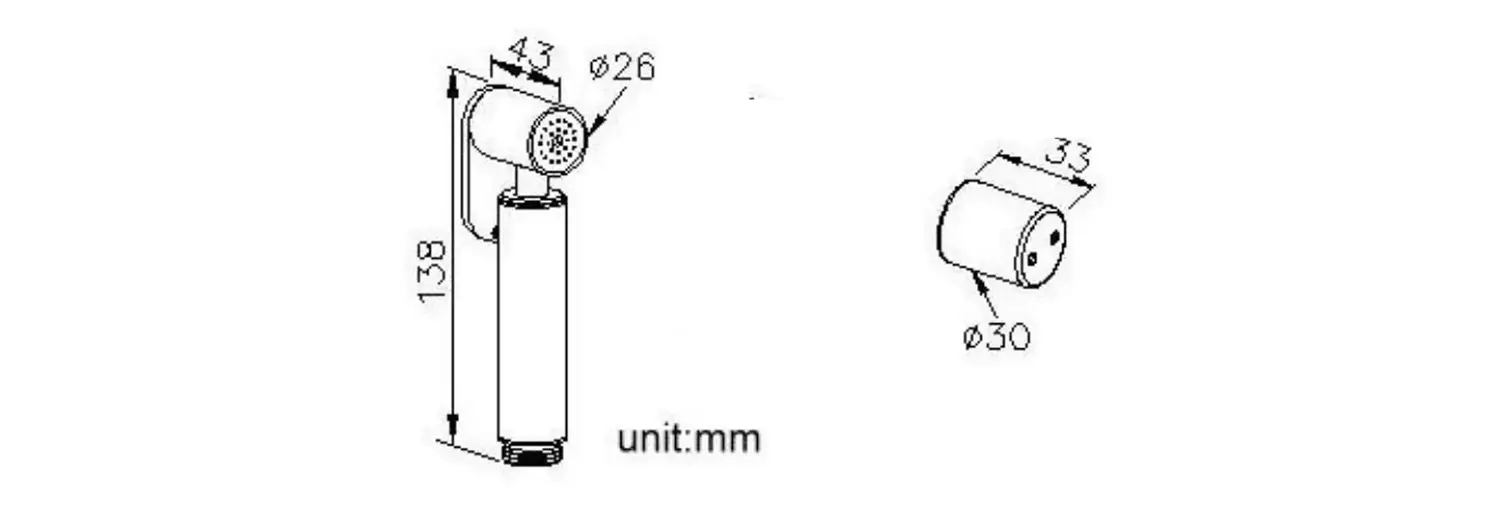 Sapho Justime - Bidetdouche Met Houder, Chroom 1209-02 2 Sapho Justime - Bidetdouche Met Houder, Chroom 1209-02 - Afbeelding 2