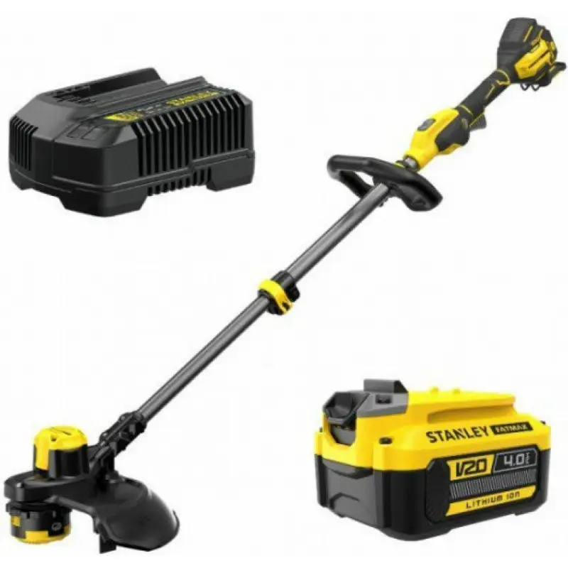 Stanley Tuinapparatuur - 18 V ACCU Grastrimmer, Maaibreedte 33 Cm, 1x Accu 4,0 Ah Li-Ion, Lader SFMCSTB933M-QW 1 Stanley Tuinapparatuur - 18 V ACCU Grastrimmer, Maaibreedte 33 Cm, 1x Accu 4,0 Ah Li-Ion, Lader SFMCSTB933M-QW