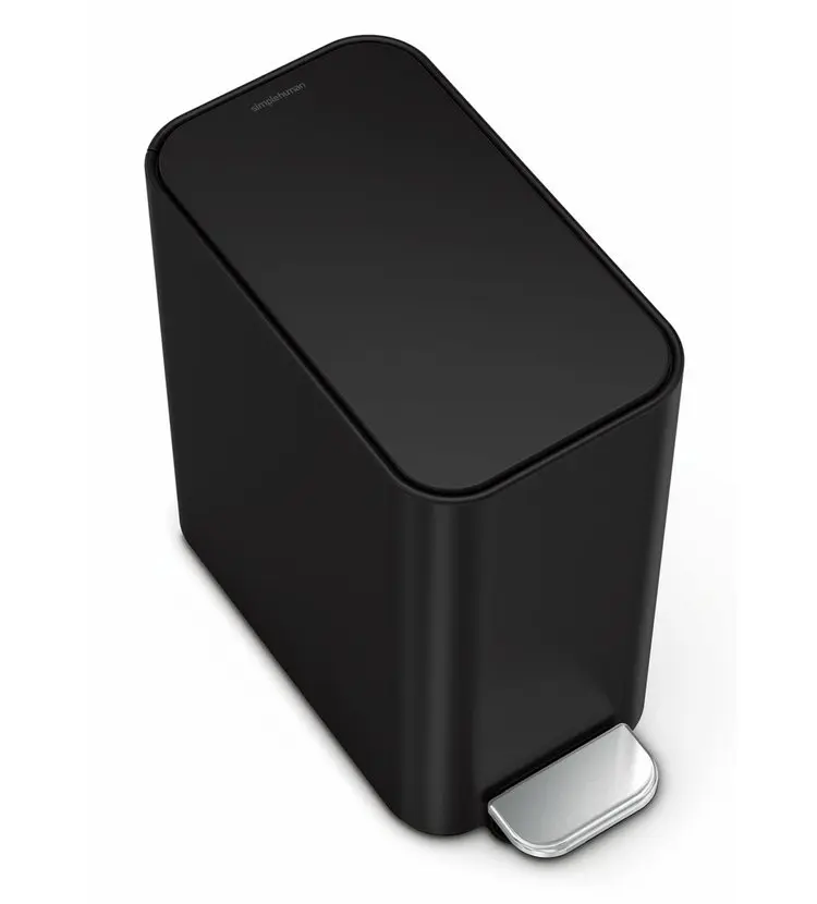 Simplehuman Afvalemmers - Afvalbak 5 L, Met Tasvak, Matzwart CW2101 2 Simplehuman Afvalemmers - Afvalbak 5 L, Met Tasvak, Matzwart CW2101 - Afbeelding 2