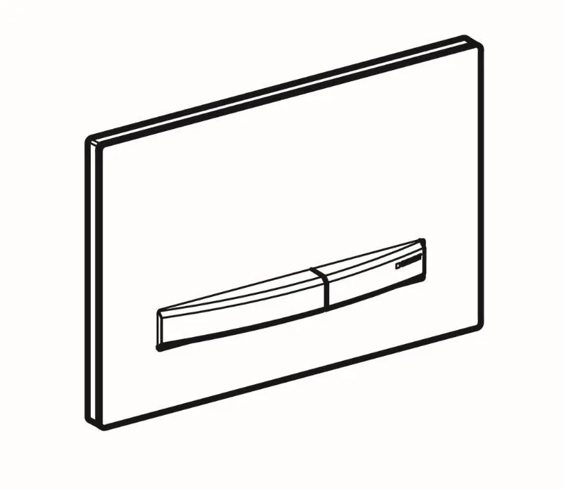 Geberit Sigma50 - Bedieningsplaat, Dual Flush Spoeling, Zwart/zwart Chroom 115.671.DW.2 3 Geberit Sigma50 - Bedieningsplaat, Dual Flush Spoeling, Zwart/zwart Chroom 115.671.DW.2 - Afbeelding 3
