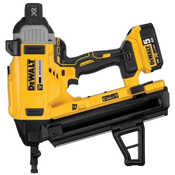 DeWALT Gereedschap - 18V Accu Afwerktacker, 13-57 Mm, 2x Accu's 5,0 Ah Li-Ion, Oplader DCN890P2 2 DeWALT Gereedschap - 18V Accu Afwerktacker, 13-57 Mm, 2x Accu's 5,0 Ah Li-Ion, Oplader DCN890P2 - Afbeelding 2