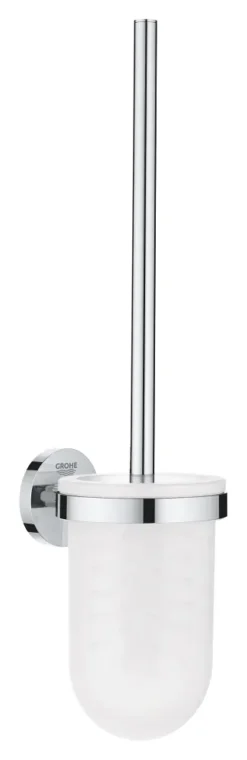 Grohe QuickFix Start - Wandgemonteerde Toiletborstel Met Houder, Glas/chroom 41185000