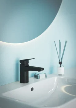 Ideal Standard Ceraplan IX - Hybride Wastafelkraan, Batterij Voeding, Zijde Zwart BD282XG -Sanitino Winkel 2e28957ee43485f7037d169c 1