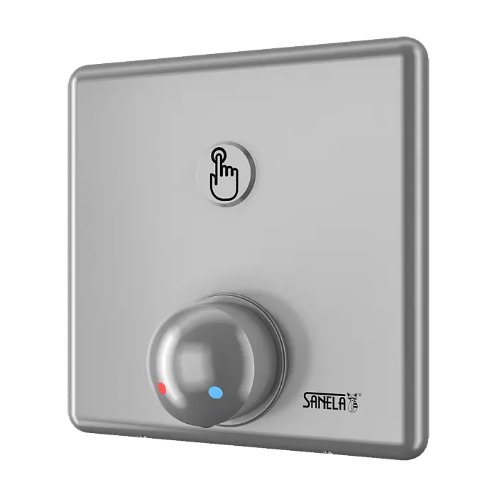 Sanela Sensor Douches - Douchebediening Met Piëzoknop Met Mengkraan Voor Warm En Koud Water, Chroom SLS 02P 1 Sanela Sensor Douches - Douchebediening Met Piëzoknop Met Mengkraan Voor Warm En Koud Water, Chroom SLS 02P