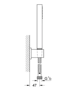Grohe Euphoria Cube - Set Douchekop, Houder En Slang, Chroom 27703000 -Sanitino Winkel 2e8dc94f988a462b461f5b48