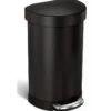 Simplehuman Afvalemmers - Afvalbak 45 L, Mat Zwart CW2099