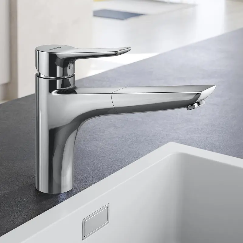 Kludi Mix - Keukenkraan Met Uittrekbare Uitloop, Chroom 329430575 3 Kludi Mix - Keukenkraan Met Uittrekbare Uitloop, Chroom 329430575 - Afbeelding 3