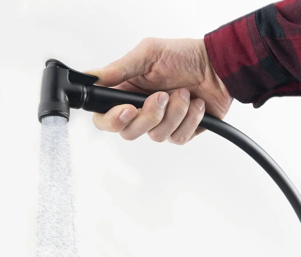 Sapho Kranen - Set Van Inbouw Mengkraan Met Bidetdouche, Met Inbouwdeel, Mat Zwart 1103-15 3 Sapho Kranen - Set Van Inbouw Mengkraan Met Bidetdouche, Met Inbouwdeel, Mat Zwart 1103-15 - Afbeelding 3