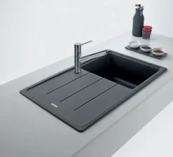 Franke Basis - Fragraniet Spoelbak BFG 611-86, 86x50 Cm, Mat Zwart 114.0661.512 -Sanitino Winkel 31e6384275c9075f5afb68fb