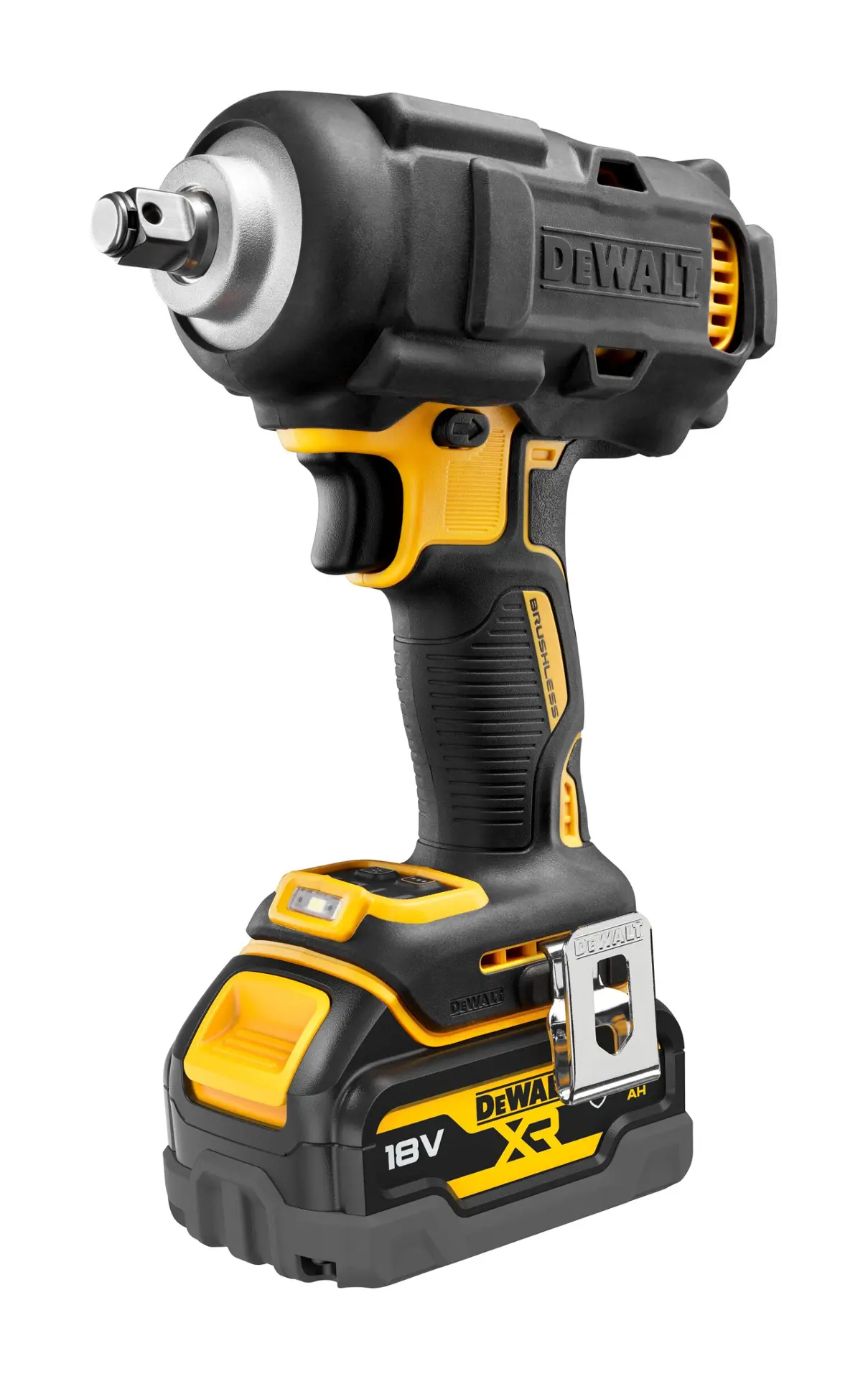 DeWALT Gereedschap - 18V ACCU Slagmoersleutel, 2x Accu 5,0 Ah XR, Rubberen Hoes, Oplader DCF891P2G 2 DeWALT Gereedschap - 18V ACCU Slagmoersleutel, 2x Accu 5,0 Ah XR, Rubberen Hoes, Oplader DCF891P2G - Afbeelding 2