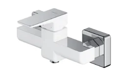 OMNIRES Parma - Douchekraan, Wit/chroom PM7440CRB