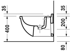 Duravit Starck 3 - Wandbidet Met Overloop, Wit 2230150000 8 Duravit Starck 3 - Wandbidet Met Overloop, Wit 2230150000 -Sanitino Winkel 333402842bbc8f237b871c00