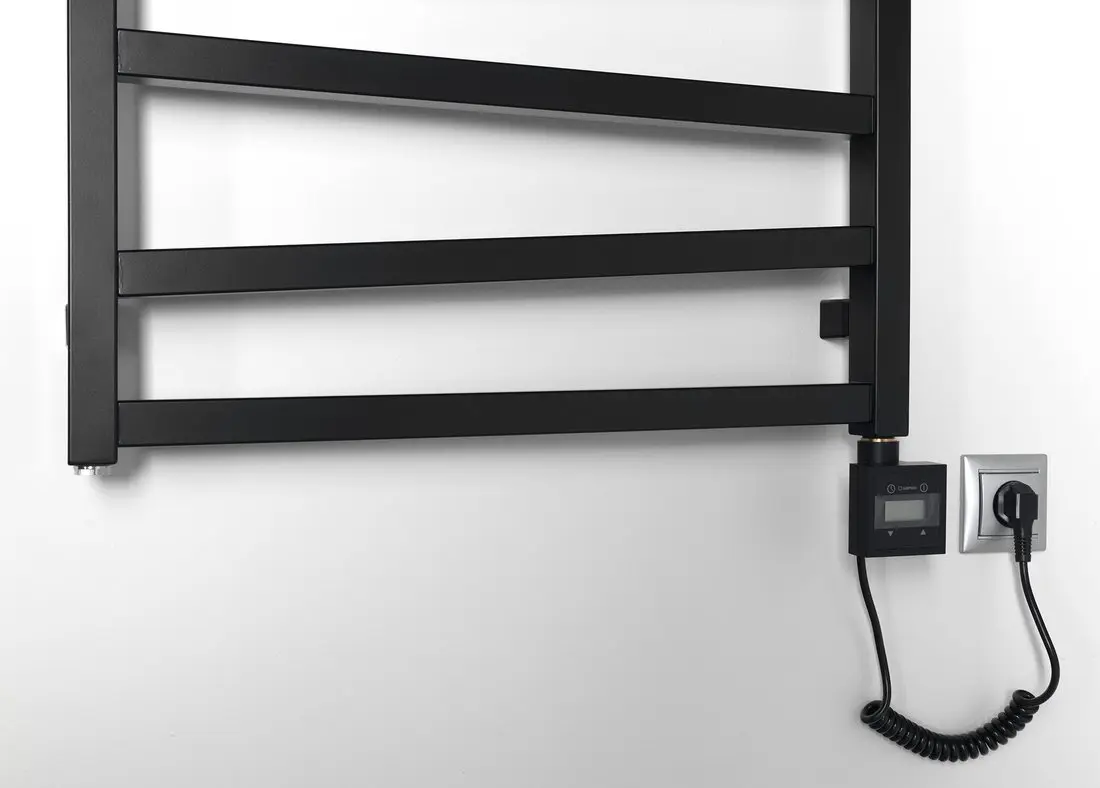 Sapho KTX - Radiator Met Thermostaat, 300 W, Mat Zwart KTX-B-300 3 Sapho KTX - Radiator Met Thermostaat, 300 W, Mat Zwart KTX-B-300 - Afbeelding 3