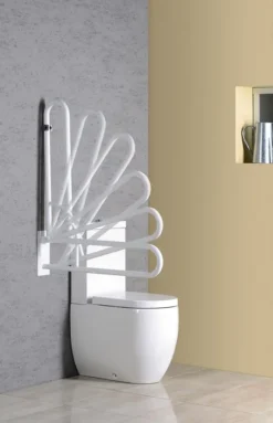 Sapho Badkamer Apparatuur - Handgreep Draaibaar 8 Cm, Wit XH518W -Sanitino Winkel 376b75ac3b3480840a238412