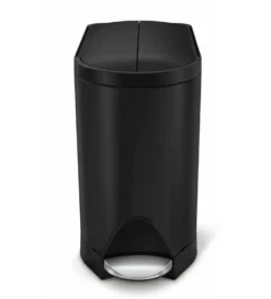 Simplehuman Afvalemmers - Afvalbak 10 L, Mat Zwart CW2104