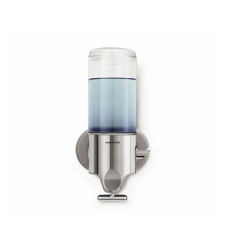 Simplehuman Badkamer Accessoires - Zeepdispenser Met Houder, 444 Ml, Gebrosteld Rvs BT1034 1 Simplehuman Badkamer Accessoires - Zeepdispenser Met Houder, 444 Ml, Gebrosteld Rvs BT1034
