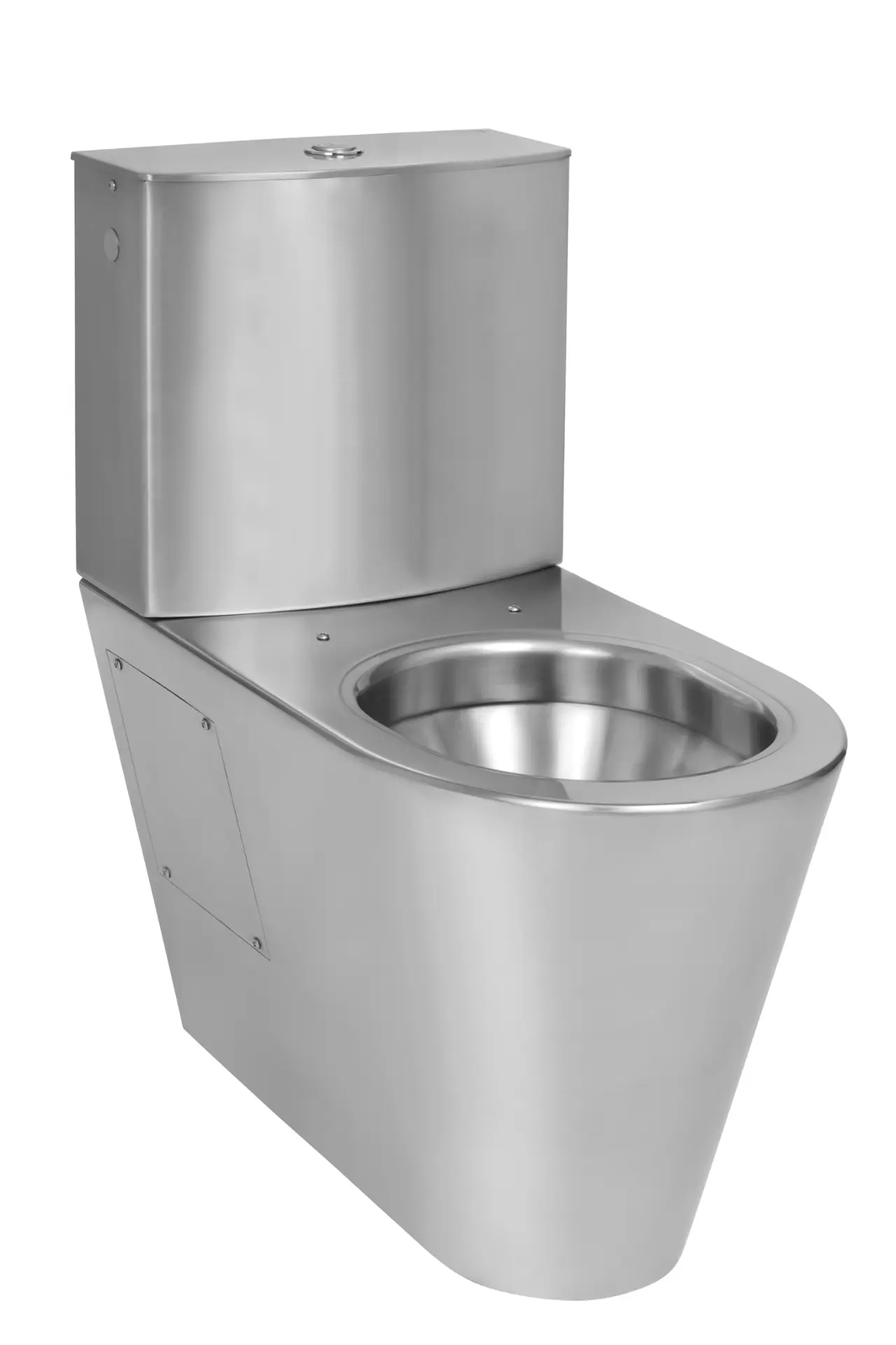 Sanela RVS Toiletten - Toiletcombinatie, Roestvrij Staal SLWN 15 1 Sanela RVS Toiletten - Toiletcombinatie, Roestvrij Staal SLWN 15