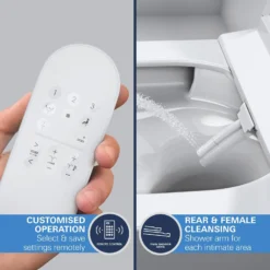 Grohe Sensia - Elektronisch Bidet Met Keramiek, Rimless, Triple Vortex, HyperClean, Wit-alpin 36507SH0 -Sanitino Winkel 3a4c84bb7c929bf34c557475