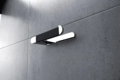 Nimco Nava - Toiletrolhouder, Mat Zwart/chroom NA 28055M -Sanitino Winkel 3be233f07a5164319e92aeed