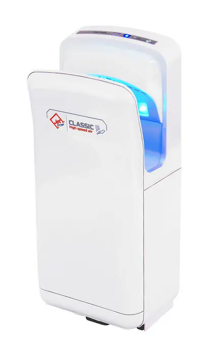 Jet Dryer Handdrogers - Jet Handdroger Classic Met HEPA-filter, Wit 8596220000835 1 Jet Dryer Handdrogers - Jet Handdroger Classic Met HEPA-filter, Wit 8596220000835