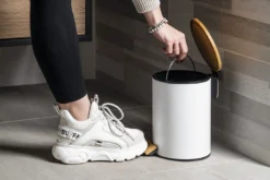 Aqualine Snow - Afvalbak, 3 L, Soft Close, Wit BI006 -Sanitino Winkel 3c492042ae2ad76c30192dc6 1