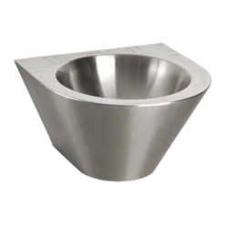 Sanela RVS Wastafels - Wastafel Conisch 355 Mm, Anti-vandaal, Roestvrij Staal SLUN 59
