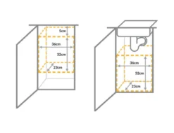 Simplehuman Afvalemmers - Inbouw Afvalbak 10 L CW1643 -Sanitino Winkel 405f38d1ec5940353a87375b