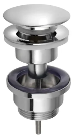 Bruckner Accessoires - Wastafelafvoer 1 1/4, ClickClack, Chroom 151.307.1