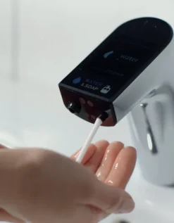 Ideal Standard Intellimix - Elektronische Wastafelkraan Met Geïntegreerde Zeepdispenser, Chroom A7488AA -Sanitino Winkel 41bdb5acd4a6c5a6fae10e1b