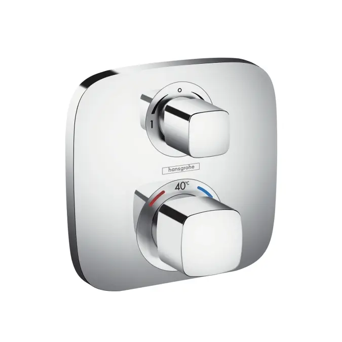 Hansgrohe Ecostat E - Afdekset Voor Thermostaat Met Met Stop- En Omstelkraan, Chroom 15708000 1 Hansgrohe Ecostat E - Afdekset Voor Thermostaat Met Met Stop- En Omstelkraan, Chroom 15708000