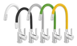 Novaservis Ferro - Keukenkraan Met Flexibele Arm, Zwart/chroom 70710,0C -Sanitino Winkel 4275c633c12059035a22c0dc