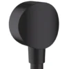 Hansgrohe Fixfit - Wandaansluitbocht S Met Terugslagklep, Mat Zwart 26453670
