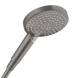 Hansgrohe Raindance Select S - Handdouche 120, 3jet, EcoSmart, Geborsteld Zwart Chroom 26531340