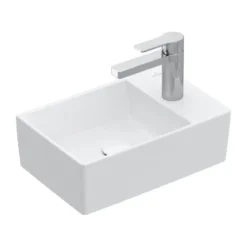 Villeroy & Boch Memento 2.0 - Fontein 40x26 Cm, Zonder Overloop, 1 Kraangat, CeramicPlus, Alpine Wit 432340R1